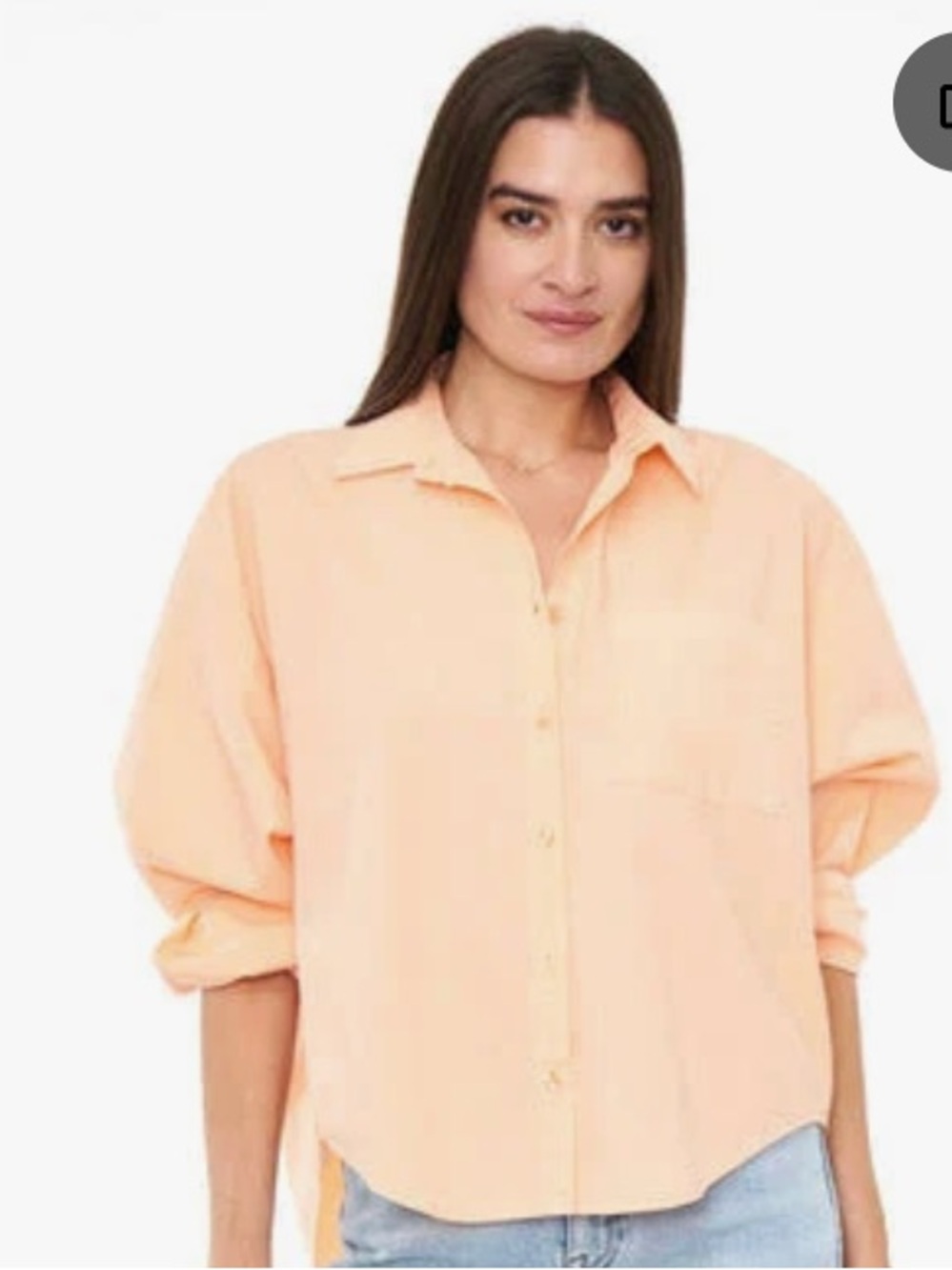 pistola Peach Button-Front Relaxed Shirt